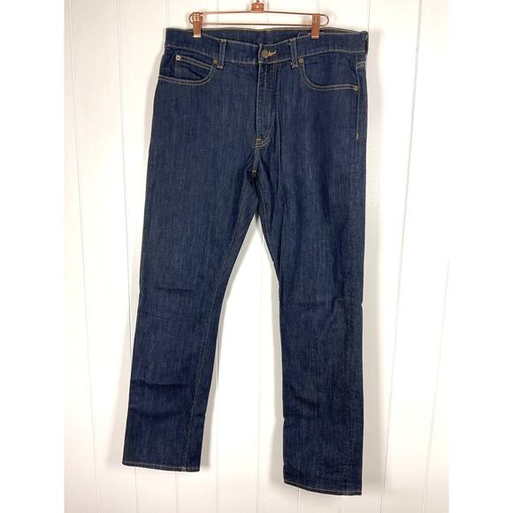 Vineyard Vines Men's Dark Wash 5 Pocket Straight Fit Jeans Size 34/34 NWOT - Picture 1 of 8